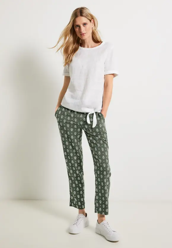 CECIL Casual Fit Hose mit Print