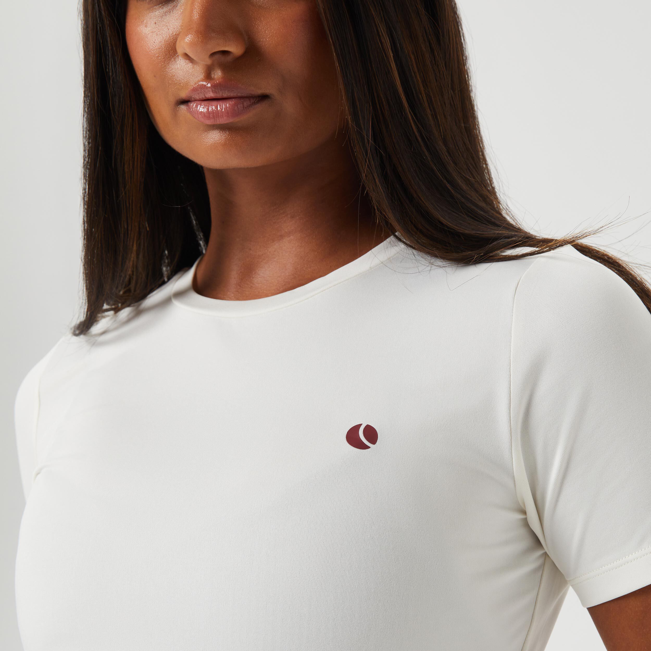 Ace Slim T-Shirt Damen - Weiß