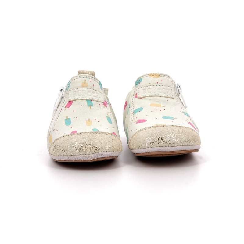 Chaussons cuir Confetti Ice