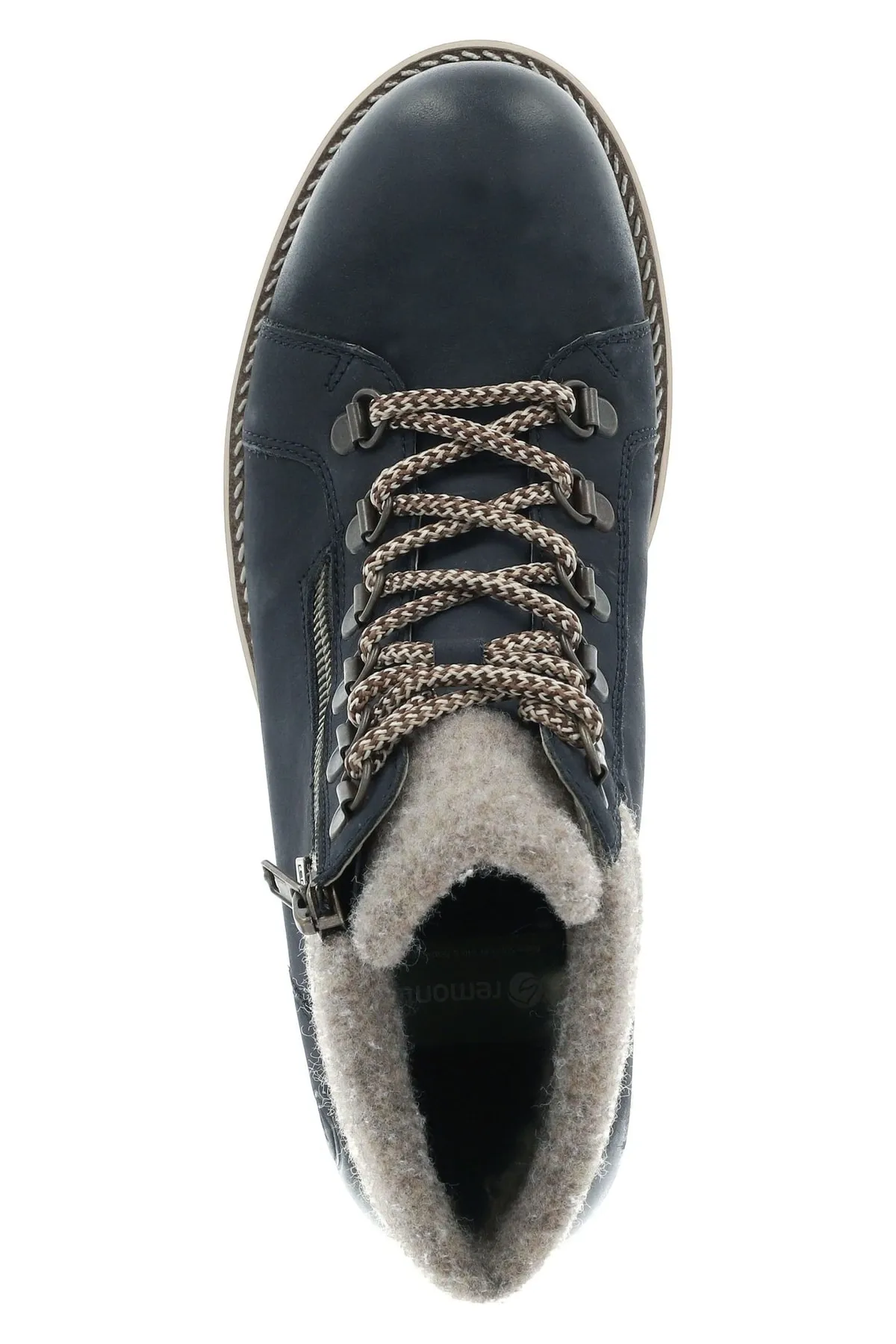 Remonte  Stiefelette - Blau - Blockabsatz