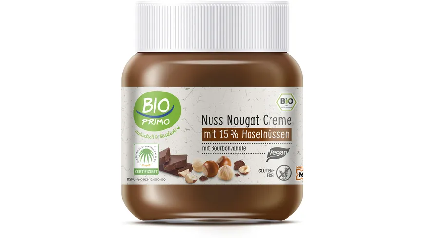 BIO PRIMO Bio Nuss-Nougat-Creme 400 g