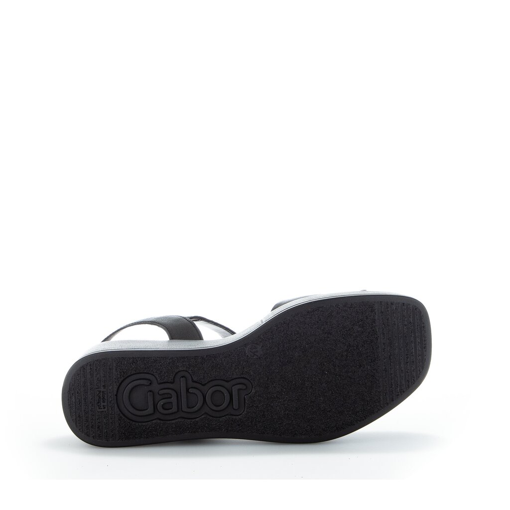 Gabor fashion Plateau Sandale schwarz