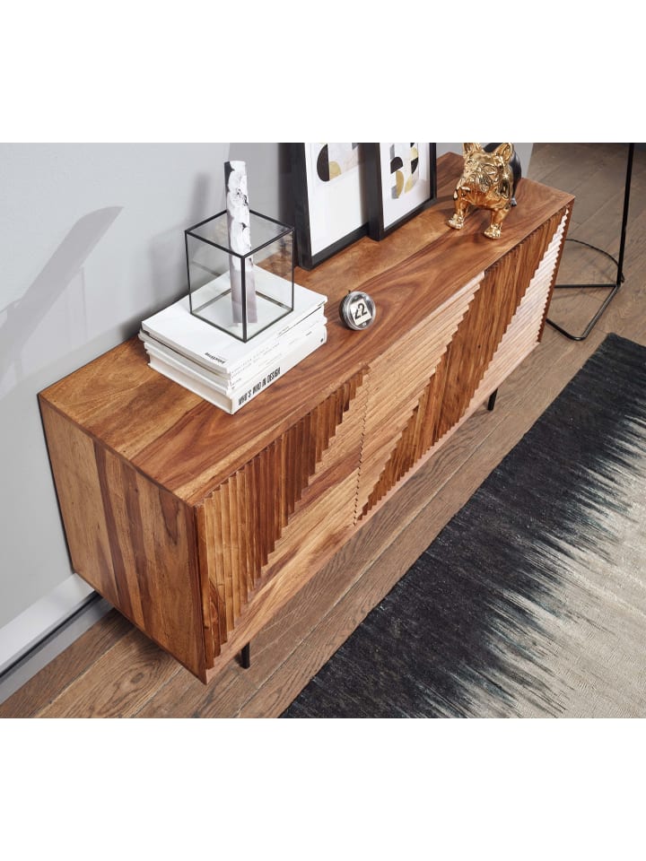 KADIMA DESIGN Sideboard 148x72x40 cm Massivholz / Metall Anrichte, Kommode günstig kaufen onesize