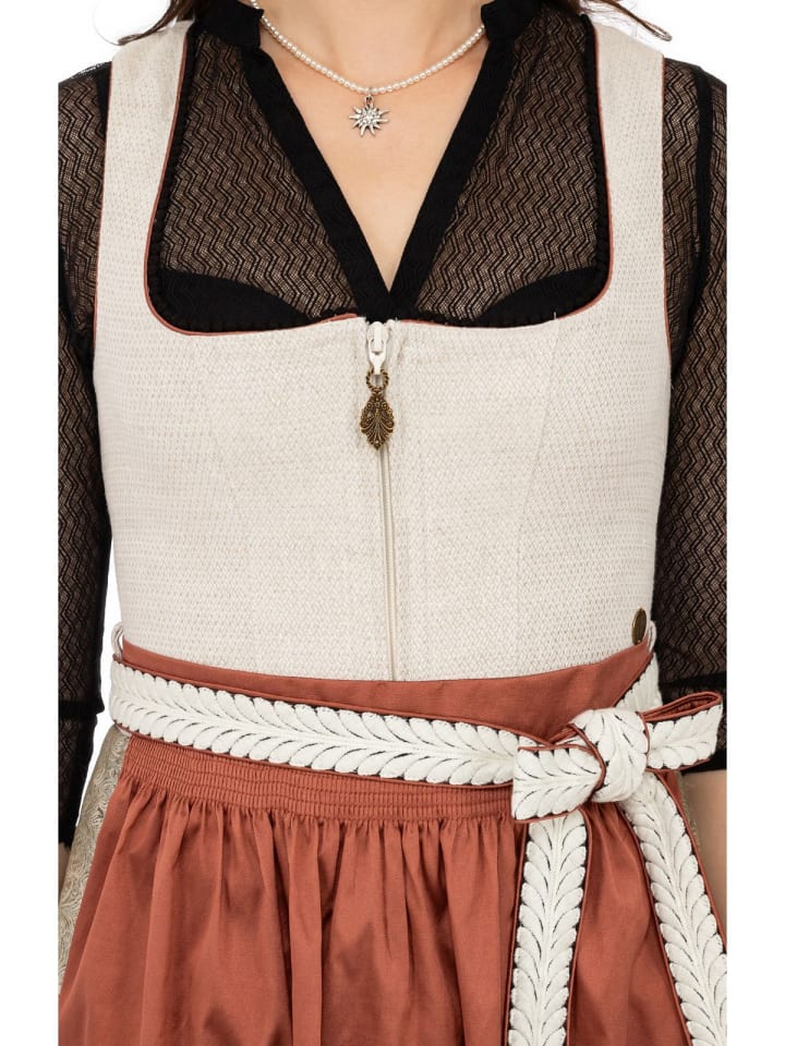 MarJo Midi Dirndl RINCHNACH in taupe günstig kaufen