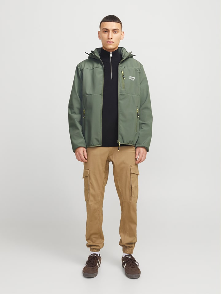 Jack & Jones Softshelljacke in Grün günstig kaufen