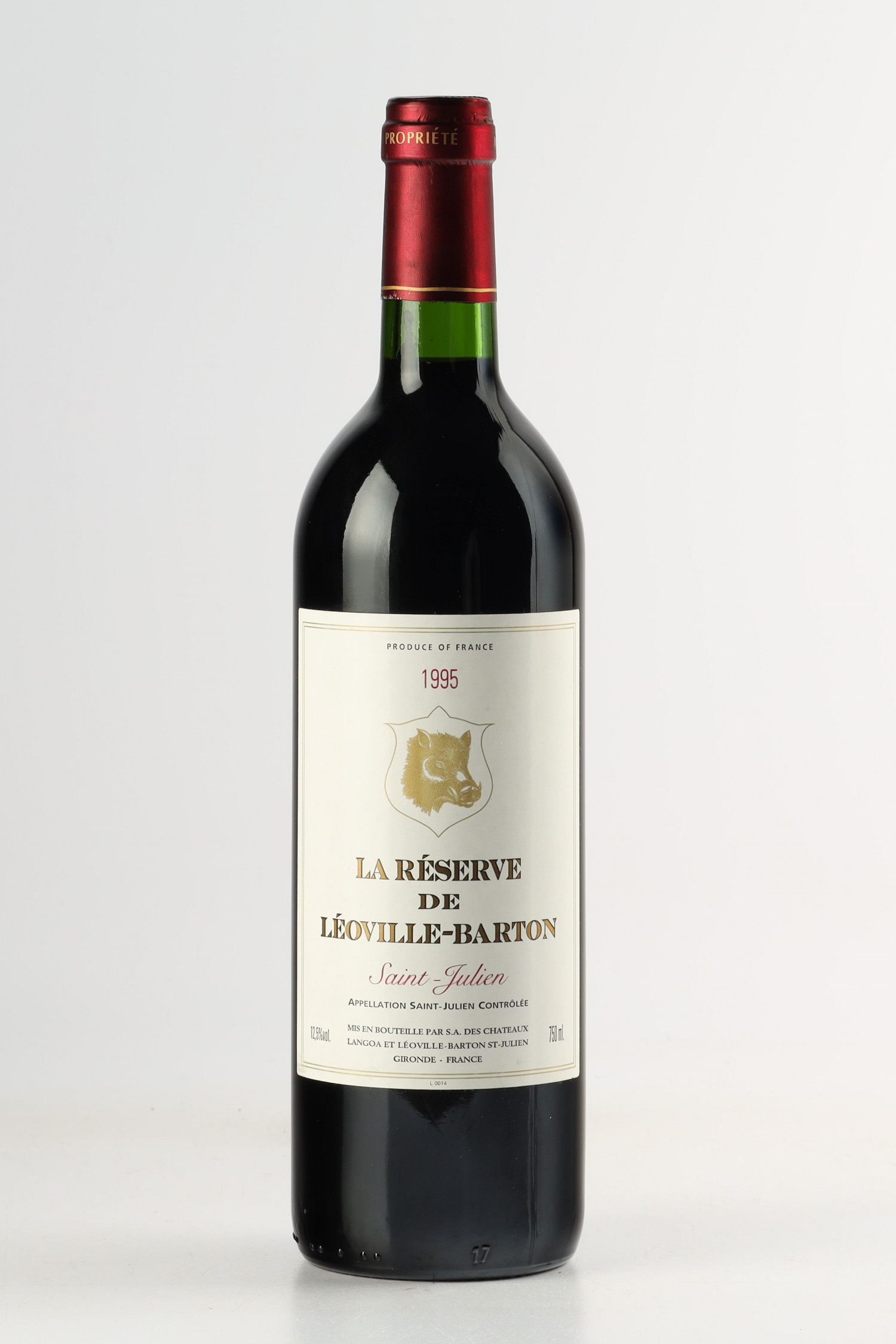 La Reserve De Leoville Barton 1995, Saint Julien