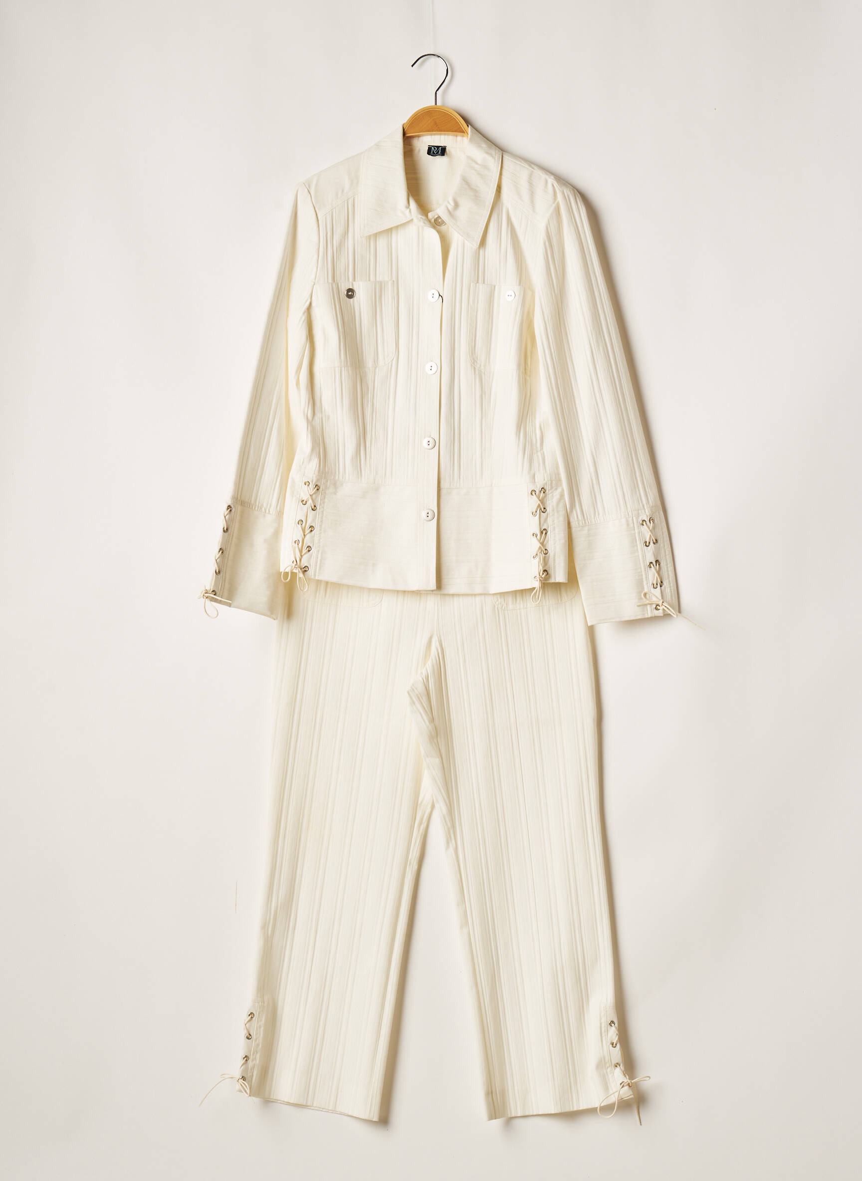 Paul Mausner Pantalon Veste Femme couleur beige