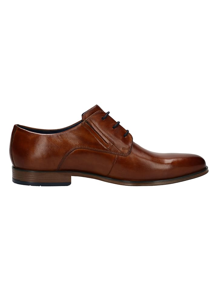 Bugatti Leder-Schnürschuhe 