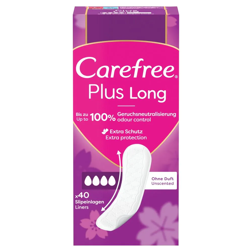 „Carefree Plus“ ilgi įklotai