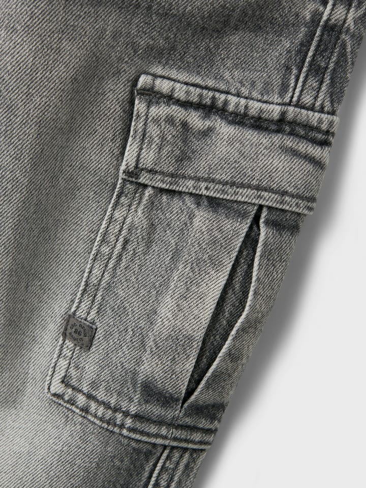name it Cargojeans NKMSILAS TAP CARGO JEANS 6650-AZ in medium grey denim günstig kaufen