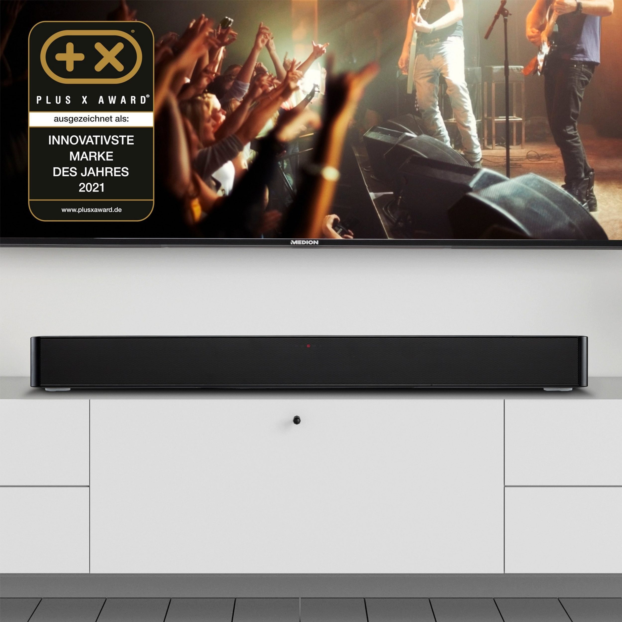 Medion® MEDION P61155 (MD 44055) 2.0 Soundbar mit Bluetooth, Touch-Steuerung Soundbar