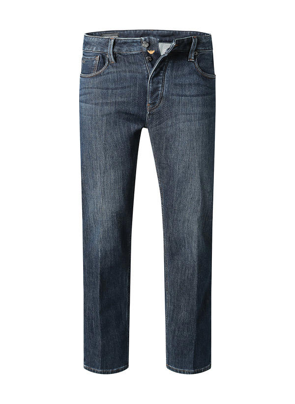 EMPORIO ARMANI, Jeans J75, Slim Fit, Baumwoll-Stretch, dunkelblau
