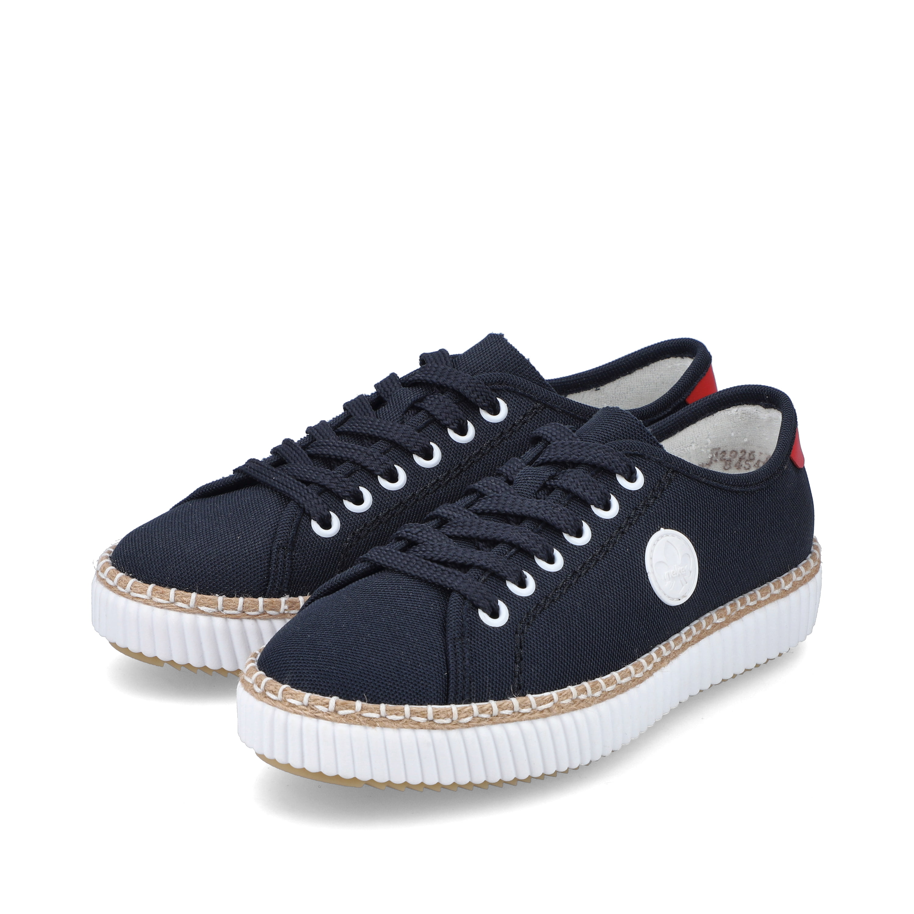 Rieker Damen Sneaker Low stahlblau