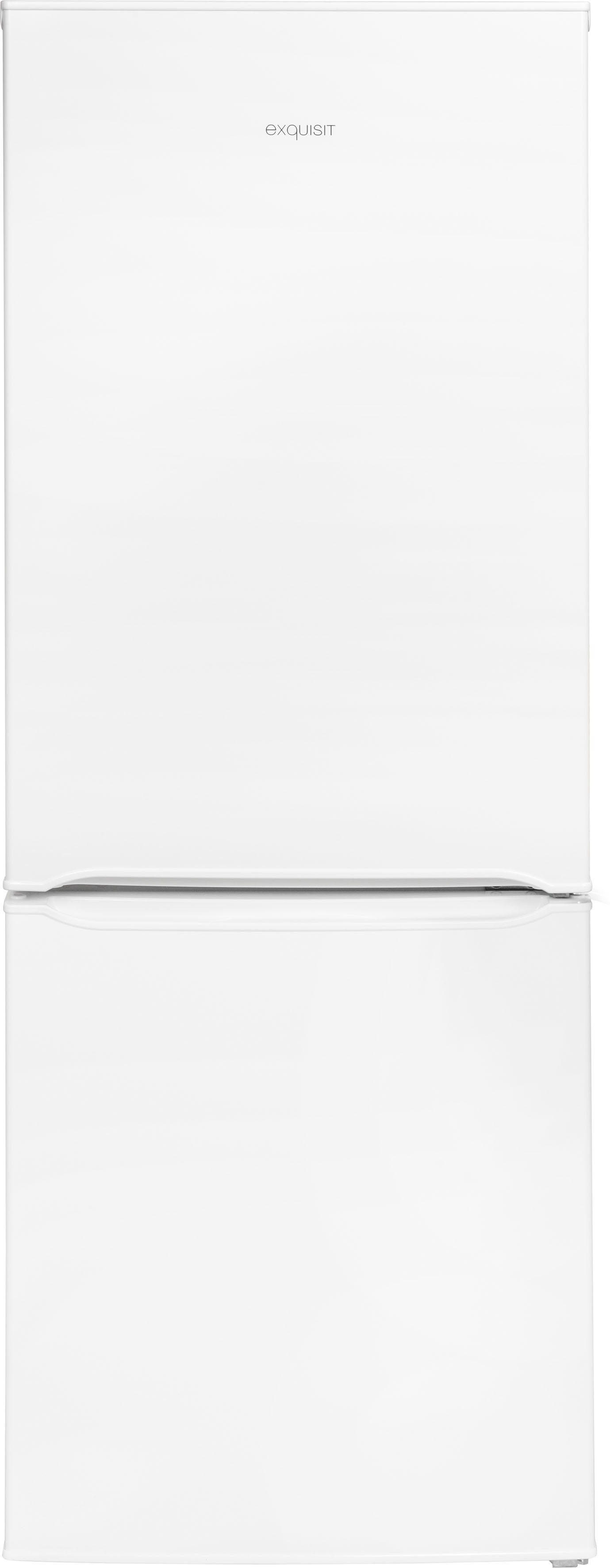 exquisit Kühl-/Gefrierkombination KGC231-60-010E weiss, 143,5 cm hoch, 49 cm breit