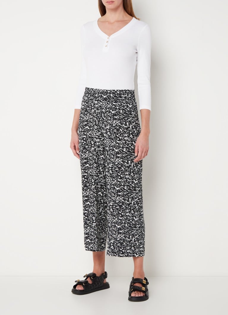 Whistles Rib knitted top with V-neck