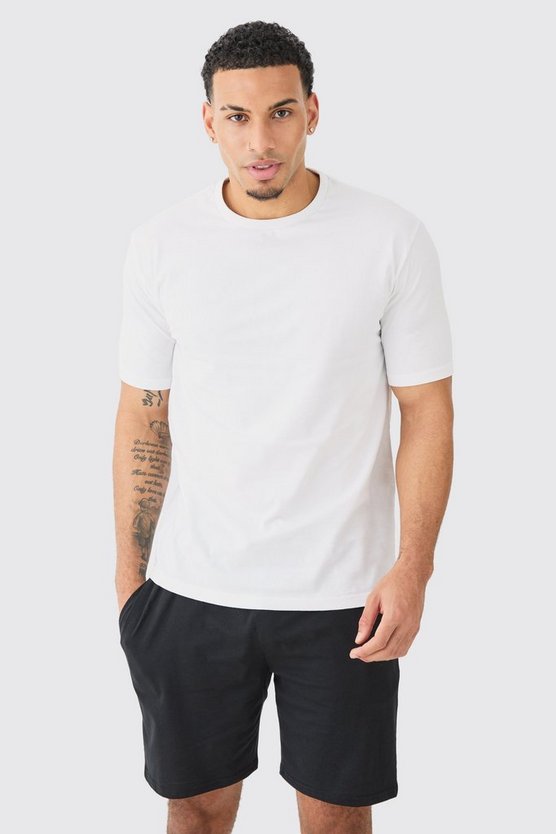 Loungewear-Set aus T-Shirt & Shorts