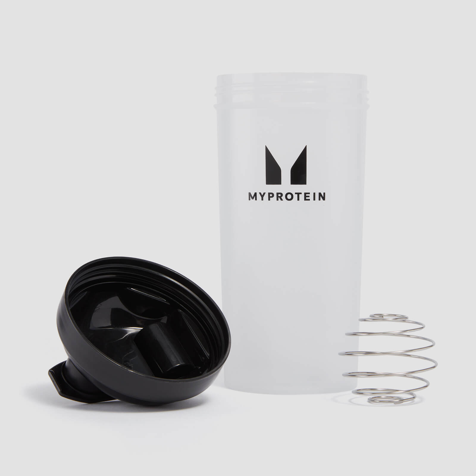 Shaker en plastique Myprotein – Transparent/Noir