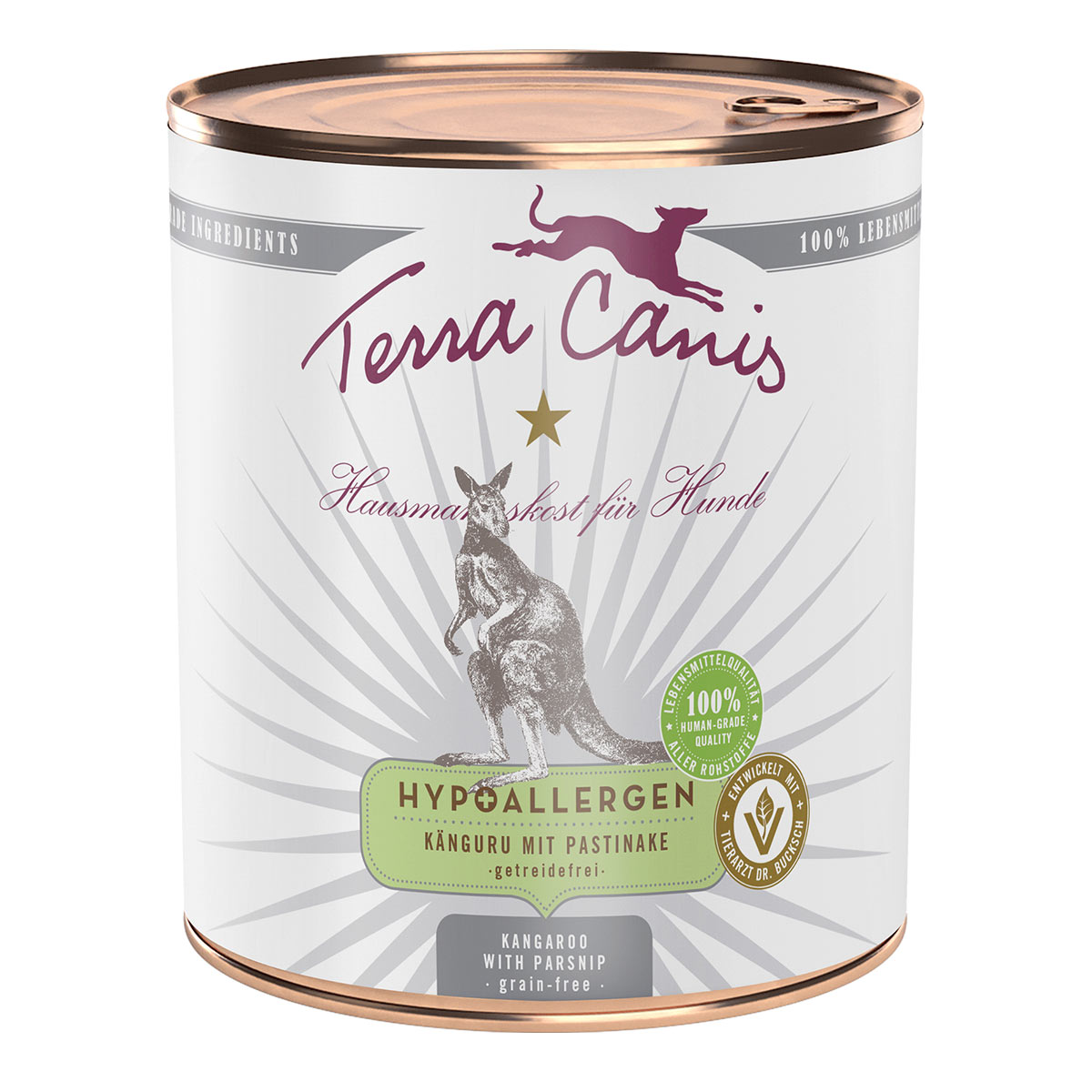 Terra Canis HYPOALLERGEN – Känguru mit Pastinake bei ZooRoyal