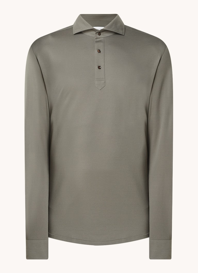 Profuomo Polo majica regularnog kroja s rastezljivim materijalom