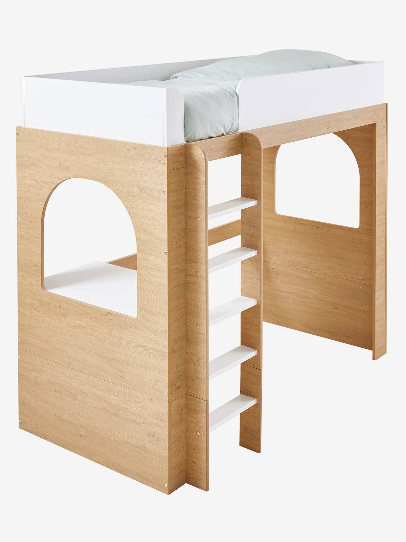 Vertbaudet 3-in-1 Kinder Hochbett - natur