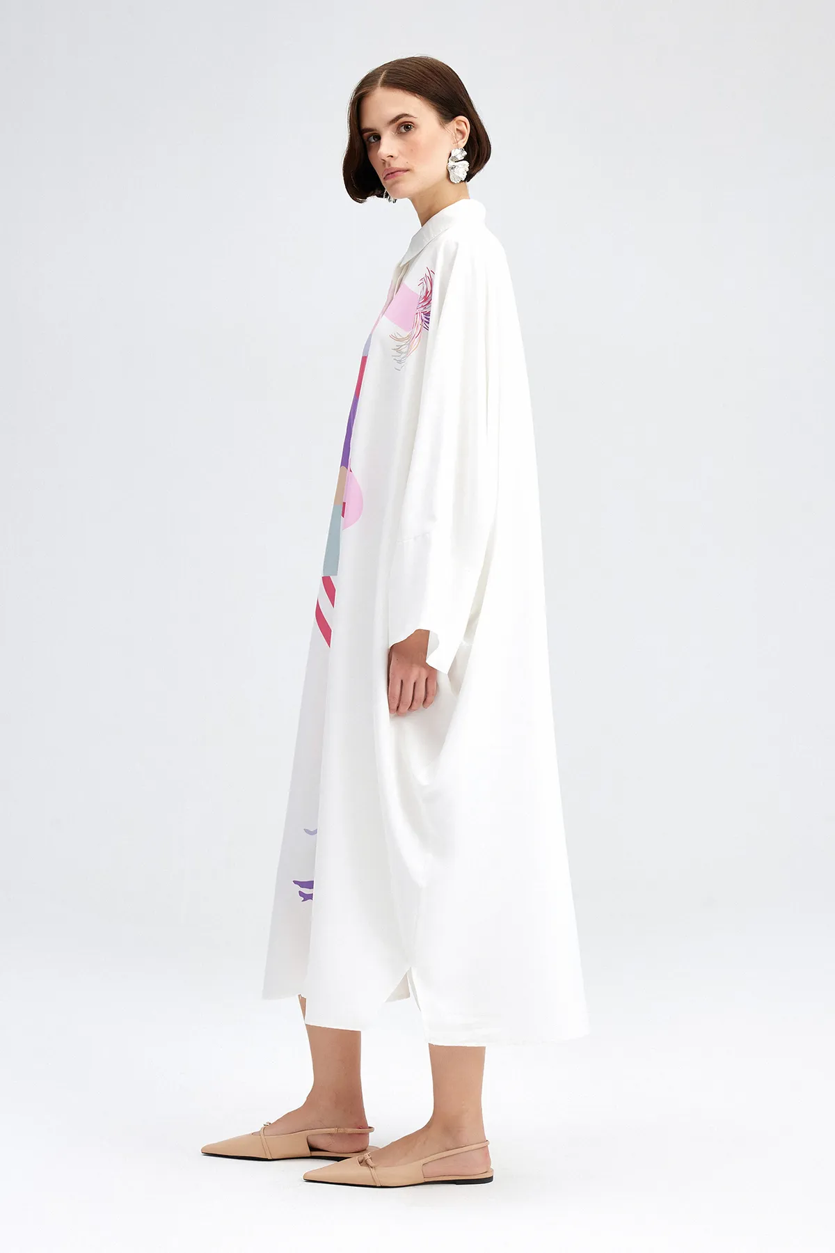 Touché Privé  OVERSIZED-KLEID MIT GEOMETRISCHEM MUSTER