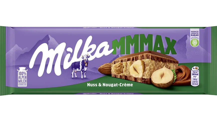 Milka Schokoladentafel Nuss & Nougat-Crème MMMAX 300 g