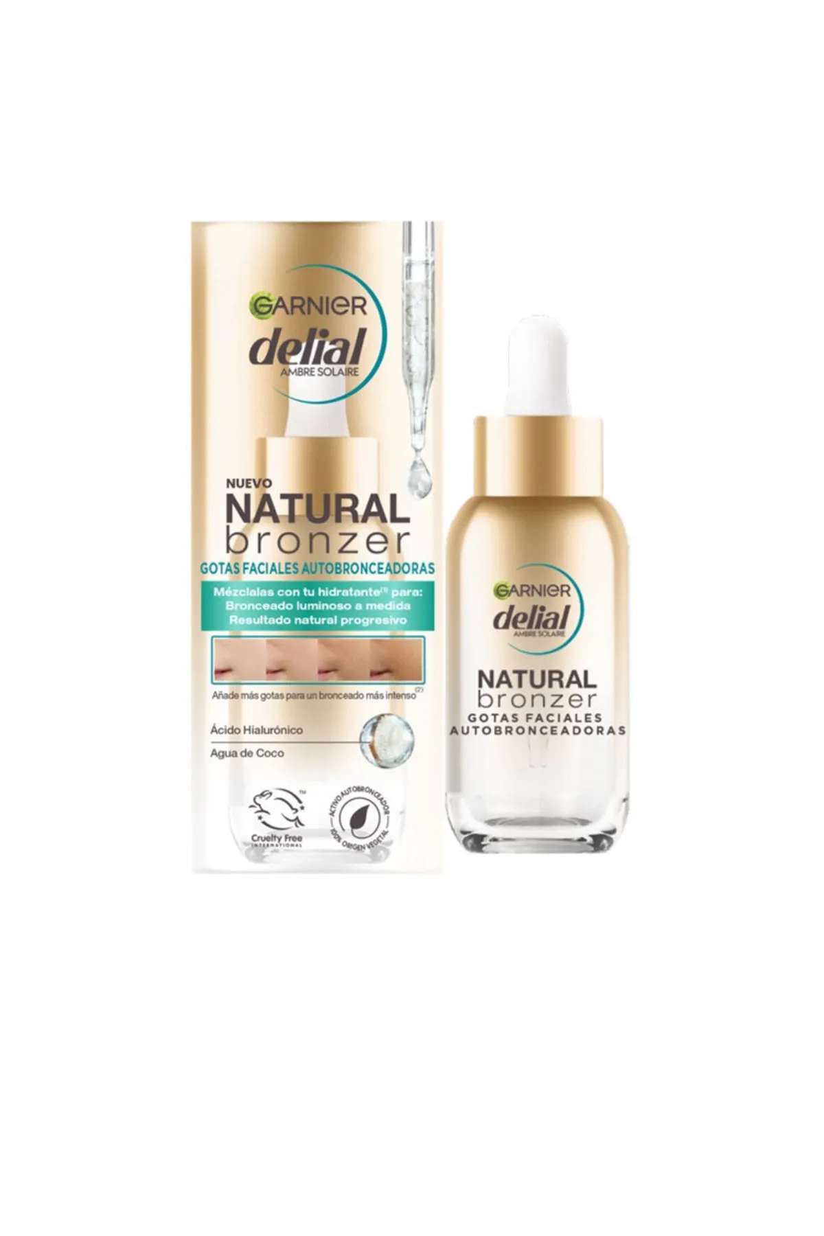 Garnier  Natural Bronzer Selbstbräuner-Gesichtstropfen Garnier 30 ml