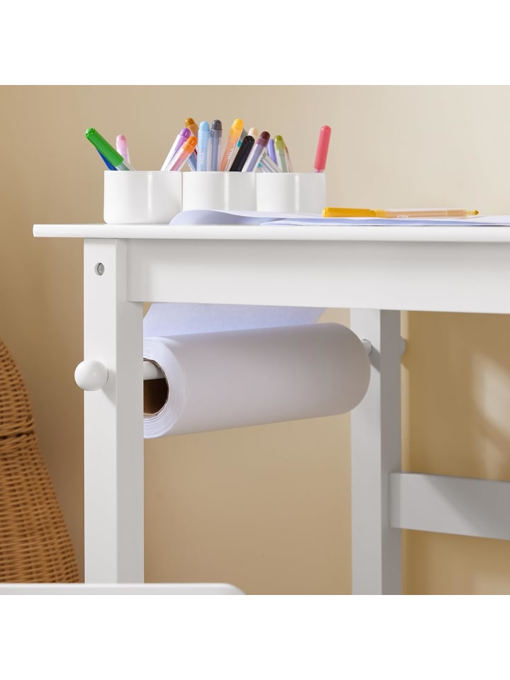 SoBuy Kindertisch in Weiß - (B)80 x (H)65,5 x (T)54cm günstig kaufen onesize