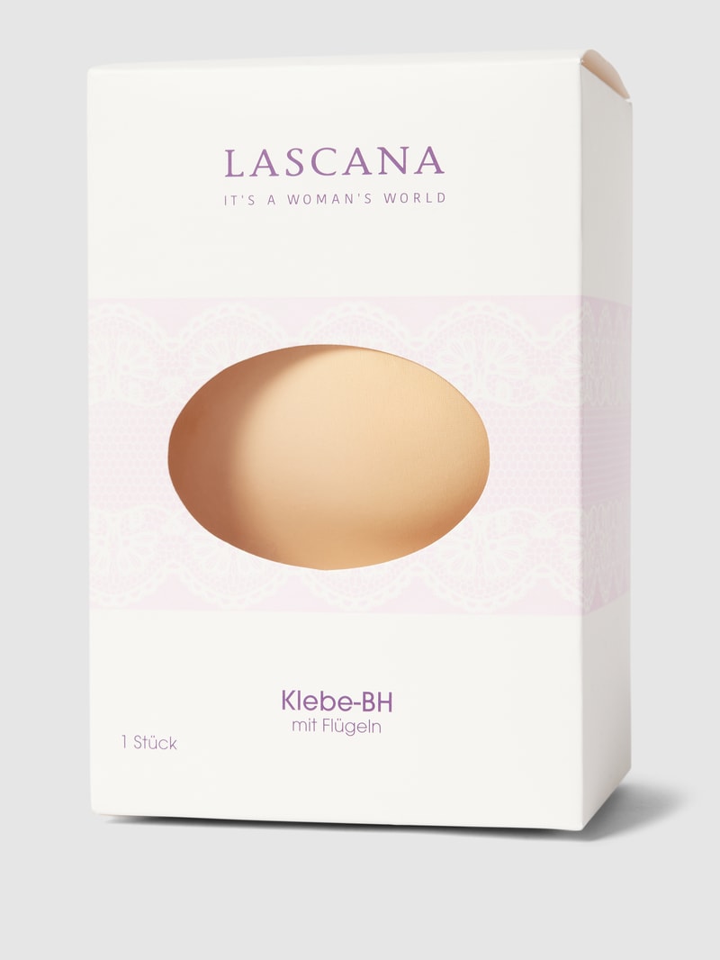 Klebe-BH mit Flügeln in beige