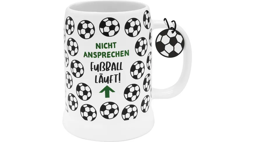GRUSS&CO Bierkrug M:FUSSBALL