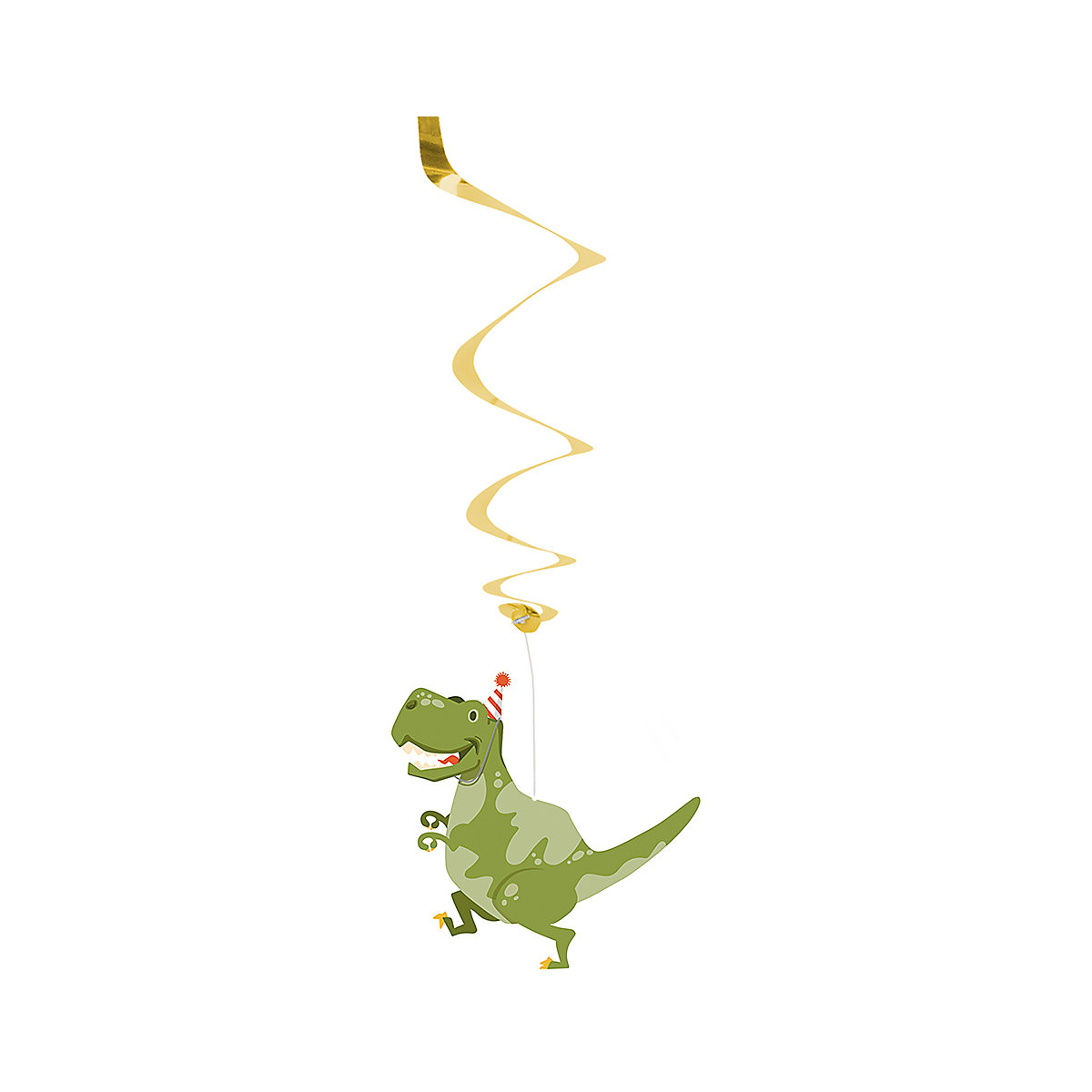 Deko-Spiralen Dino, 85 cm, 3 Stück