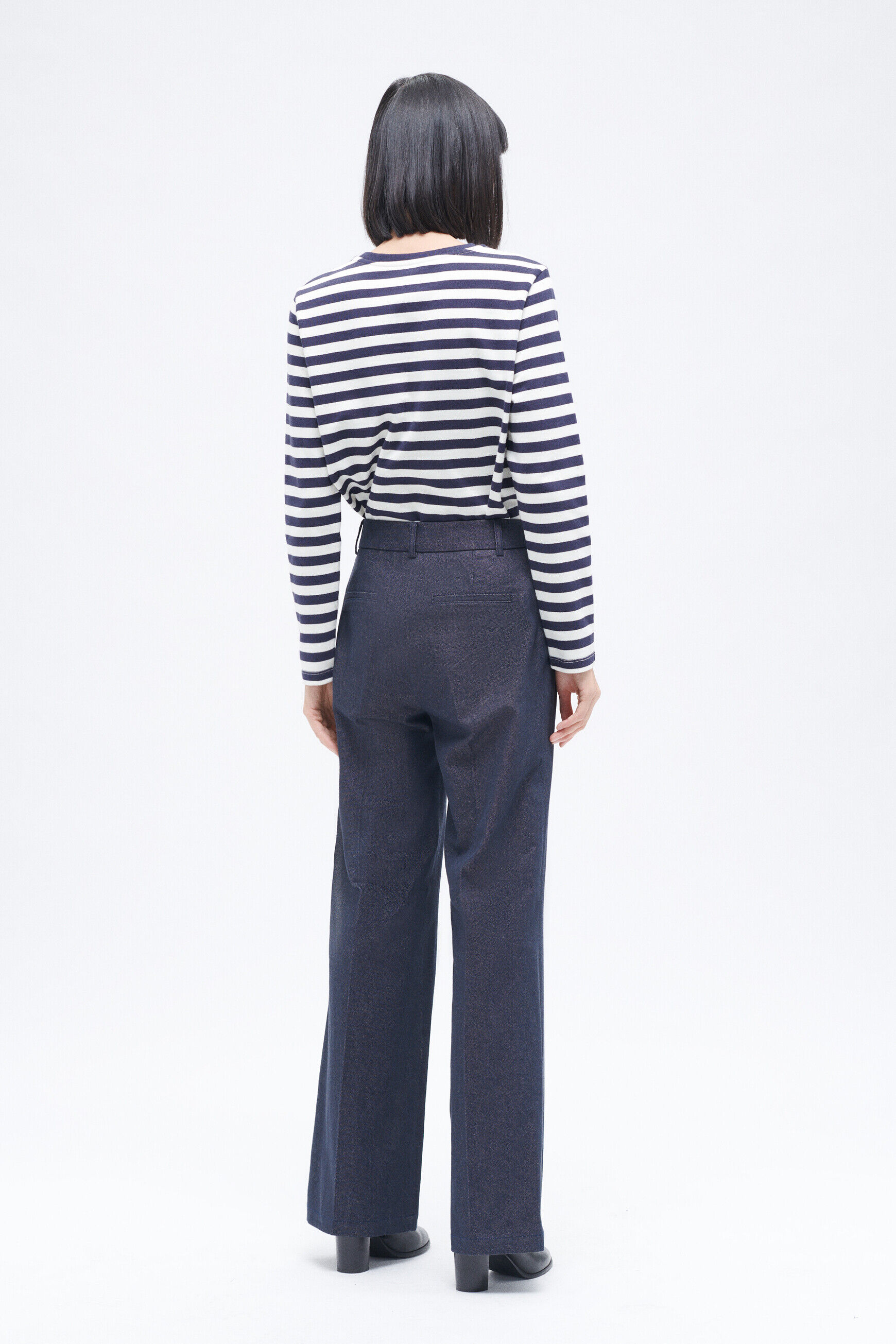 Pantalon pclark denim double stone femme