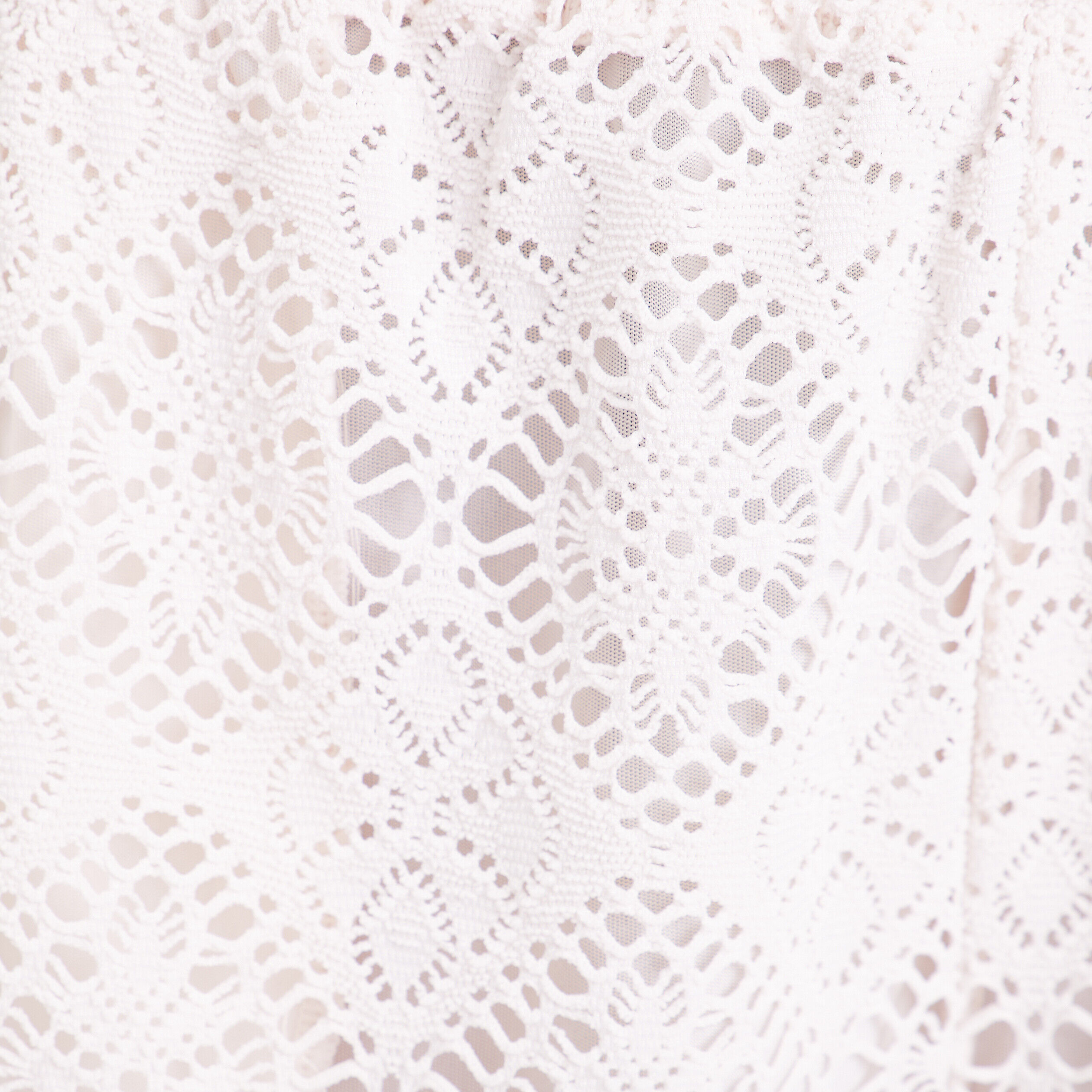 Short droit en dentelle ecru femme | Cache Cache