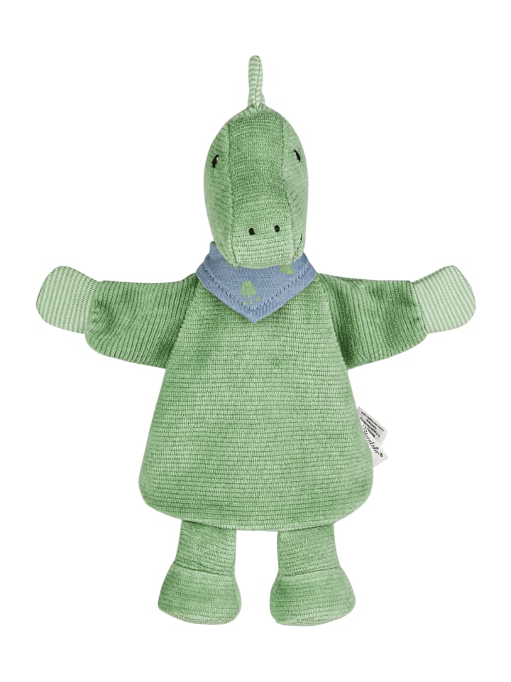 Sterntaler Kinder Handpuppe DINO Rexi in sattes grün günstig kaufen onesize