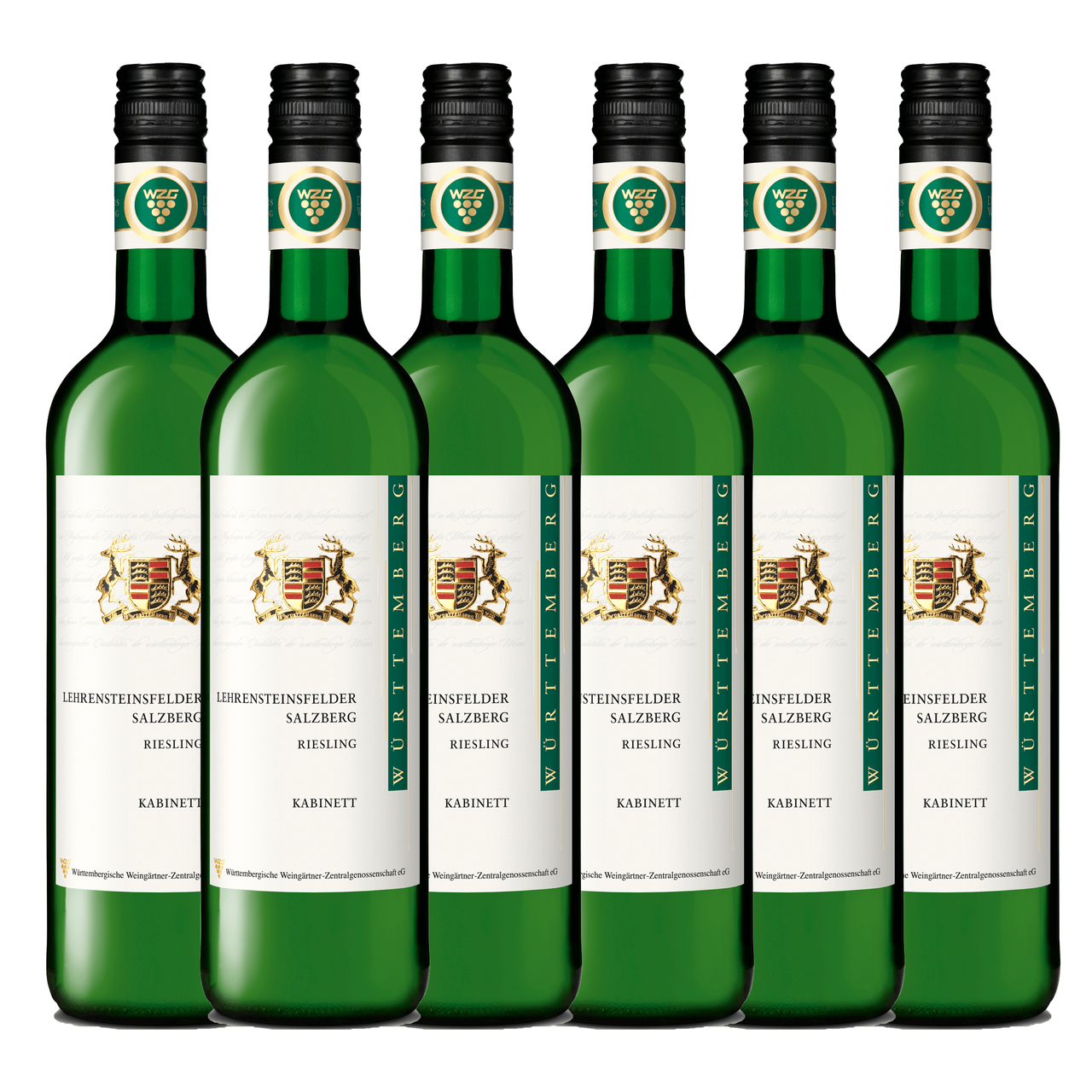 Württembergische WZG Lehrensteinsfelder Salzberg Riesling Kabinett 0,75L 6er Karton