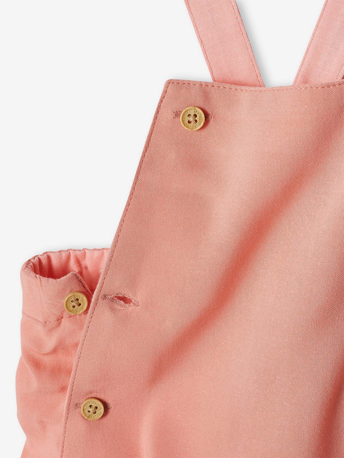 Vertbaudet Baby Latzhose, Retro-Chic - wollweiß