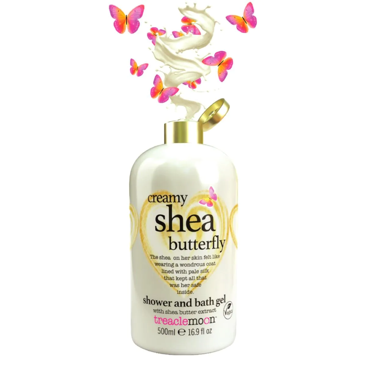 Treaclemoon Creamy Shea Butterfly - Αφρόλουτρο και Αφρός Αφρόλουτρου 500 ml