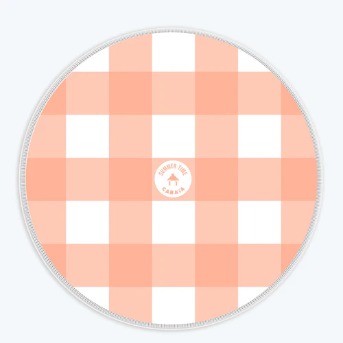 Serviette round Whitehaven Beach corail