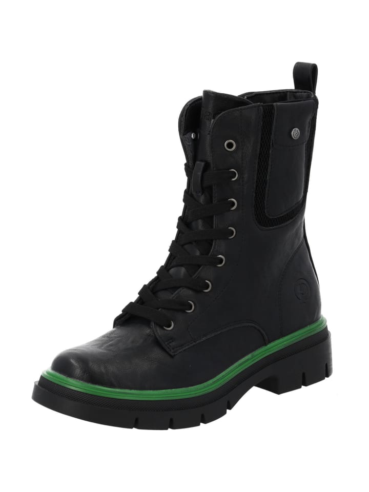 palado Schnürstiefel in BLACK / GREEN günstig kaufen