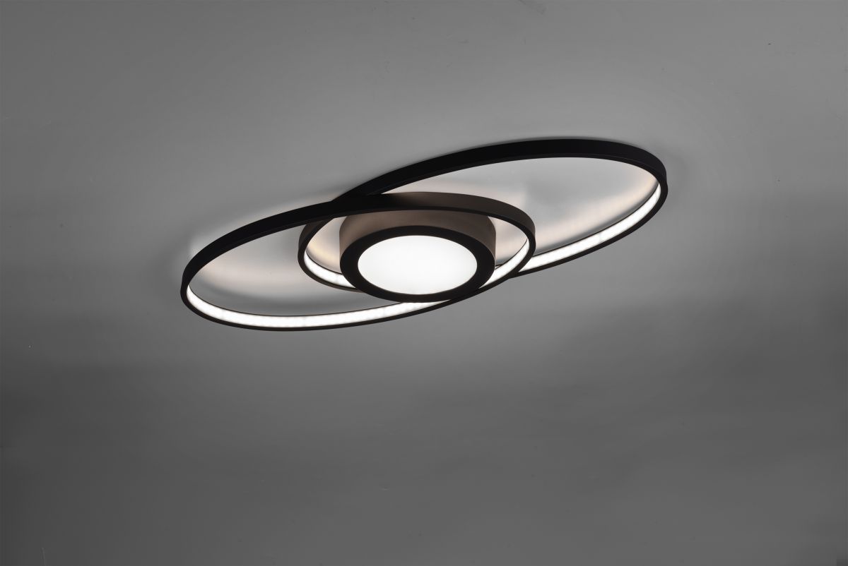 Reality Leuchten LED Deckenleuchte Galaxy Anthrazit