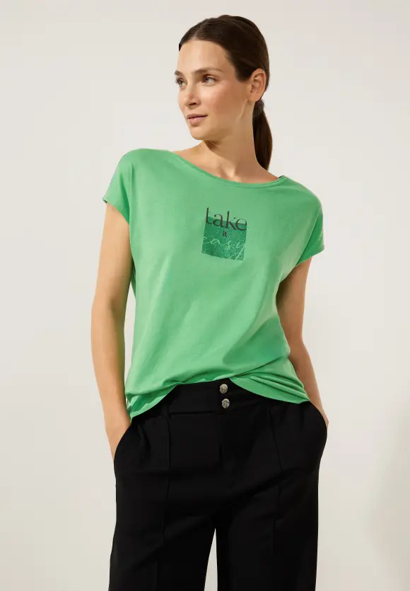 Street One Basicshirt mit Wordingprint