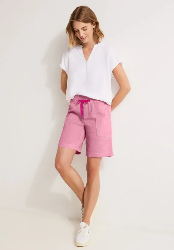 Street One Gestreifte Loose Fit Bermuda
