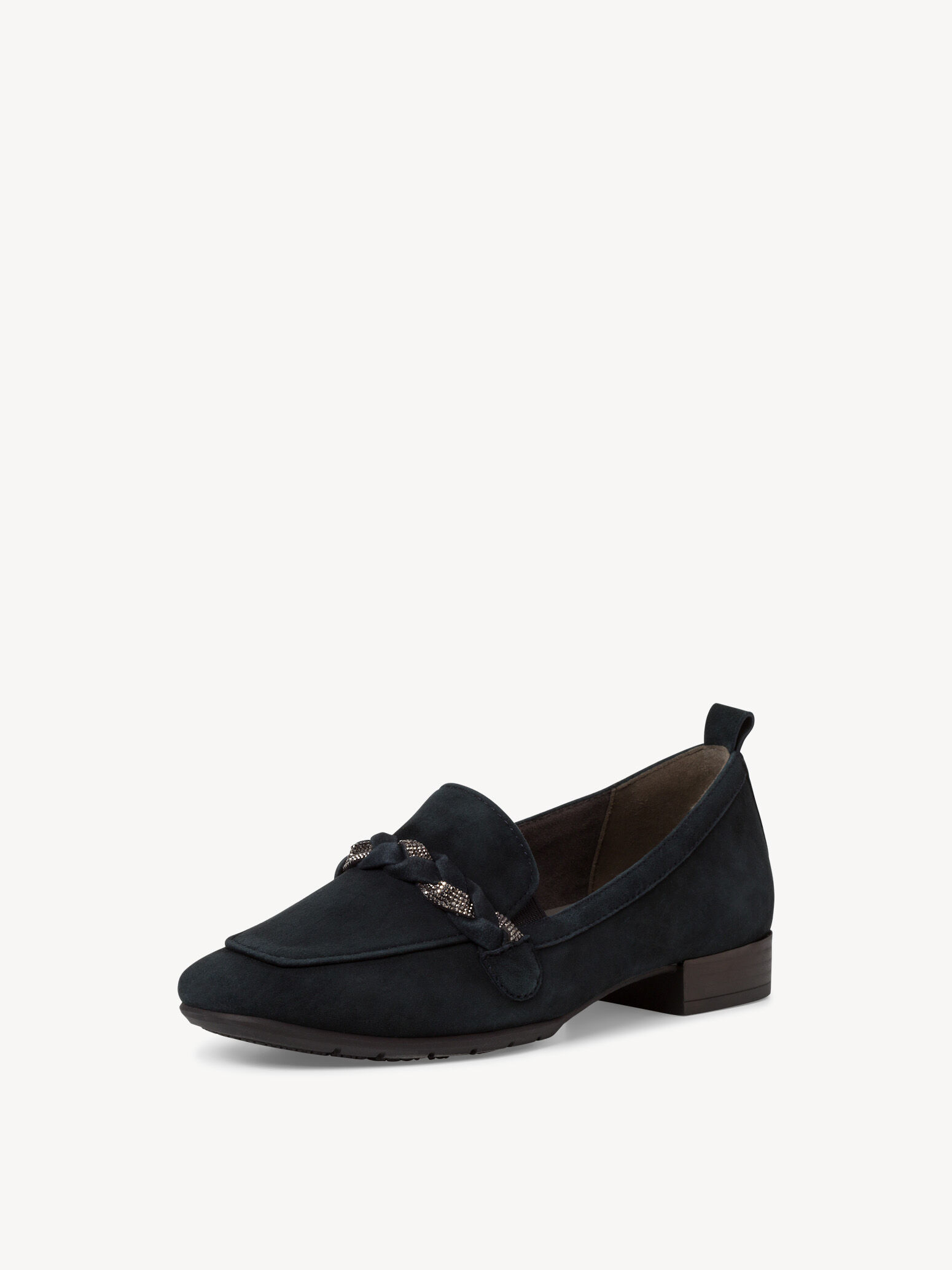 Slipper en cuir - bleu