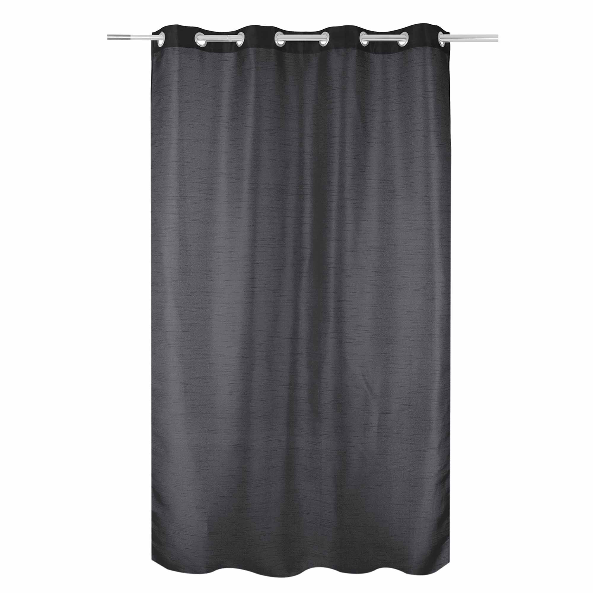 Rideau uni style shantung