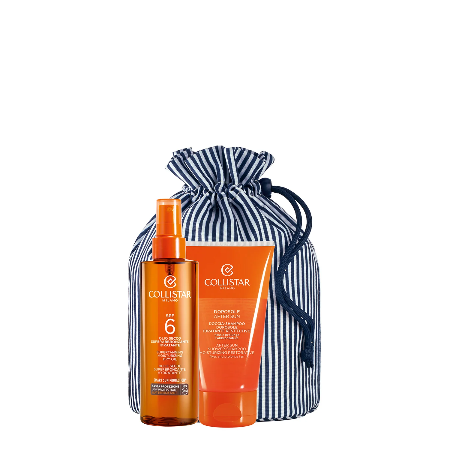 Kit Bronzeador Óleo Seco Super Bronzeador Hidratante FPS 6 - Sun Set, Sun Set, Óleo Solar Corporal de Baixa Proteção.
