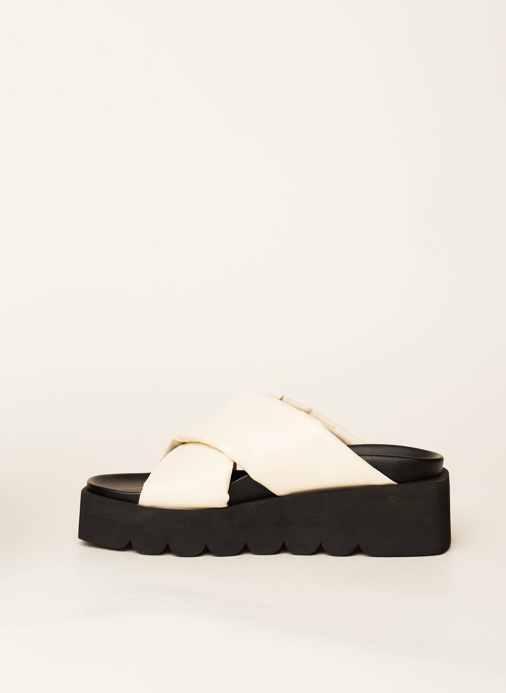 No Name Sandales Nu Pieds Femme couleur blanc