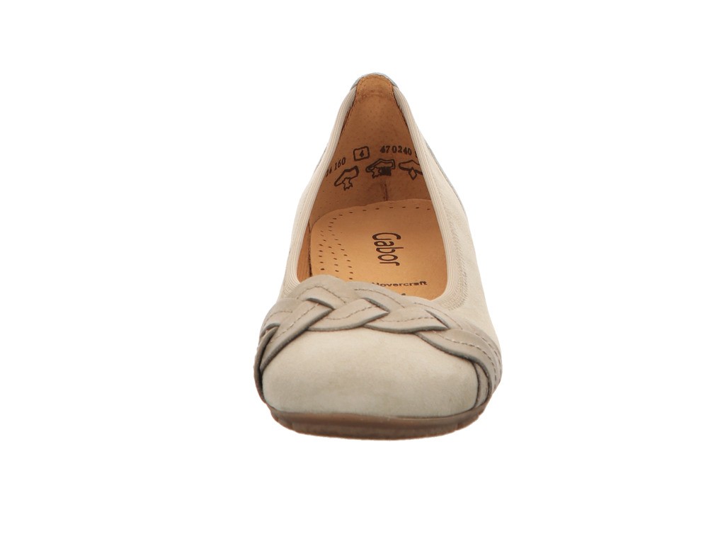 GABOR Ballerinas beige Gabor Fashion Sportlicher Ballerina 24.1