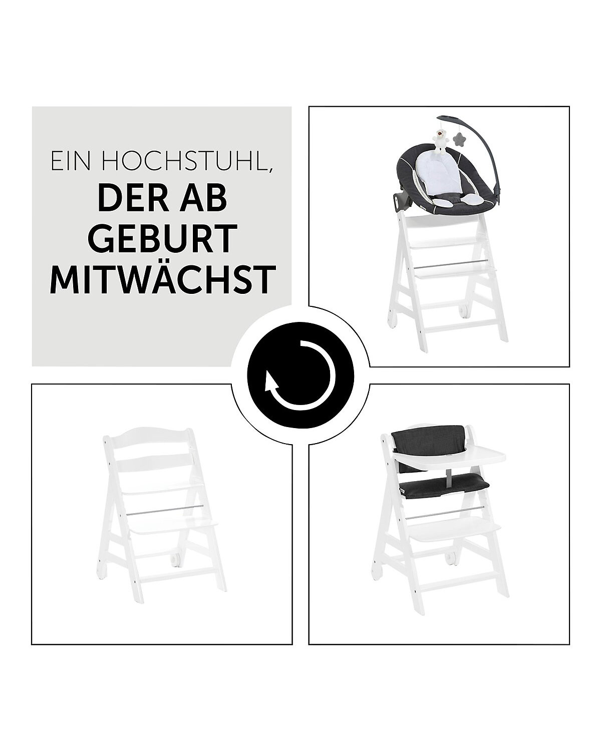 Treppenhochstuhl Beta+ inklusive Bouncer
