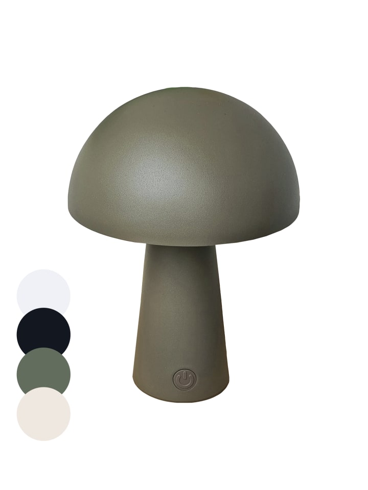 Coen Bakker LED Pilz Tischlampe dimmbar Touch Farbwechsler IP44 Innen Außen 15x21cm Taupe günstig kaufen onesize
