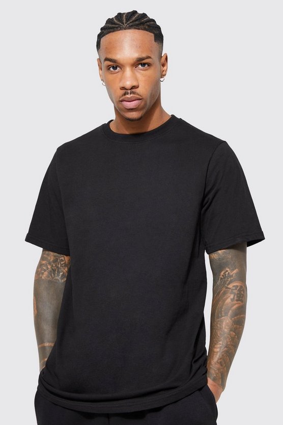 Longline Crewneck T-Shirt